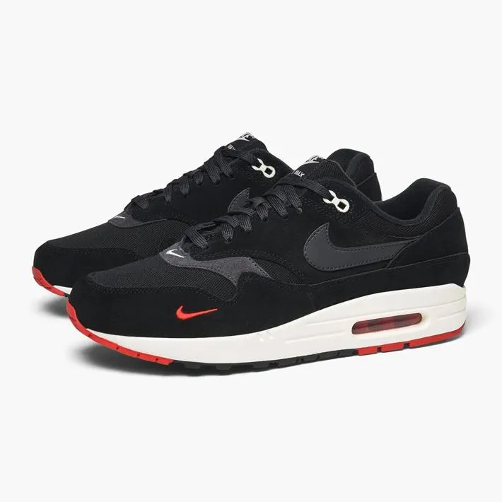 Air Max 1 Premium (Black/Oil Grey/Red)