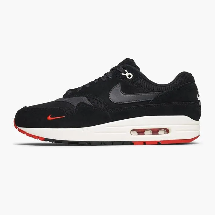 Air Max 1 Premium (Black/Oil Grey/Red)