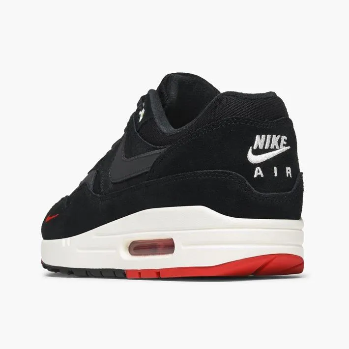 Air Max 1 Premium (Black/Oil Grey/Red)