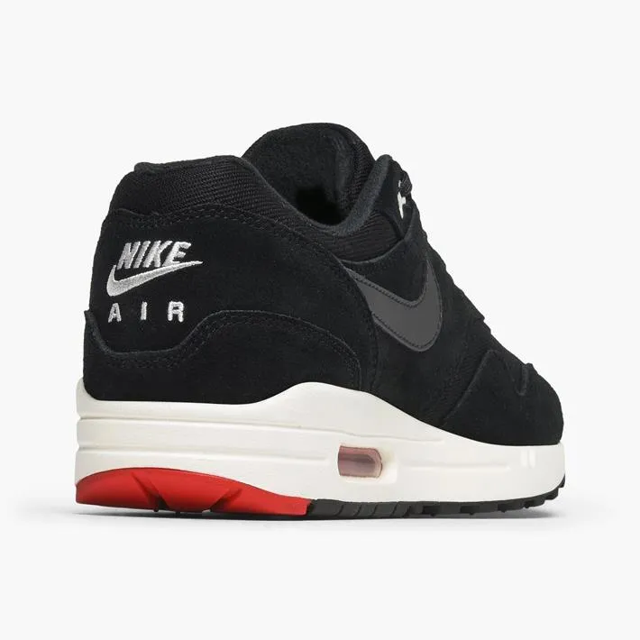 Air Max 1 Premium (Black/Oil Grey/Red)