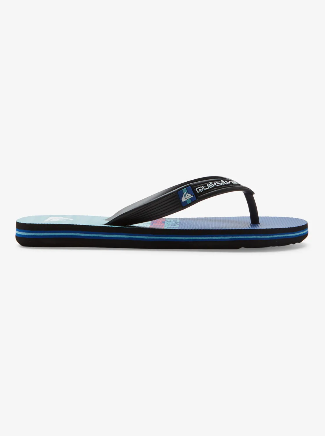 Boys 8-16 Molokai Art II Sandals - Black/Blue/Blue