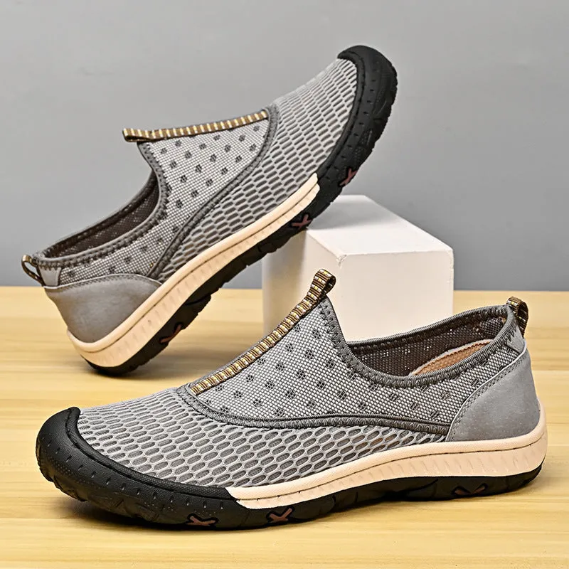 Breathable Comfortable Mesh Slip-On Orthopedic Outdoor Shoes