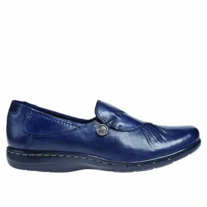 Cobb Hill Women's Paulette Slip Ons- Navy