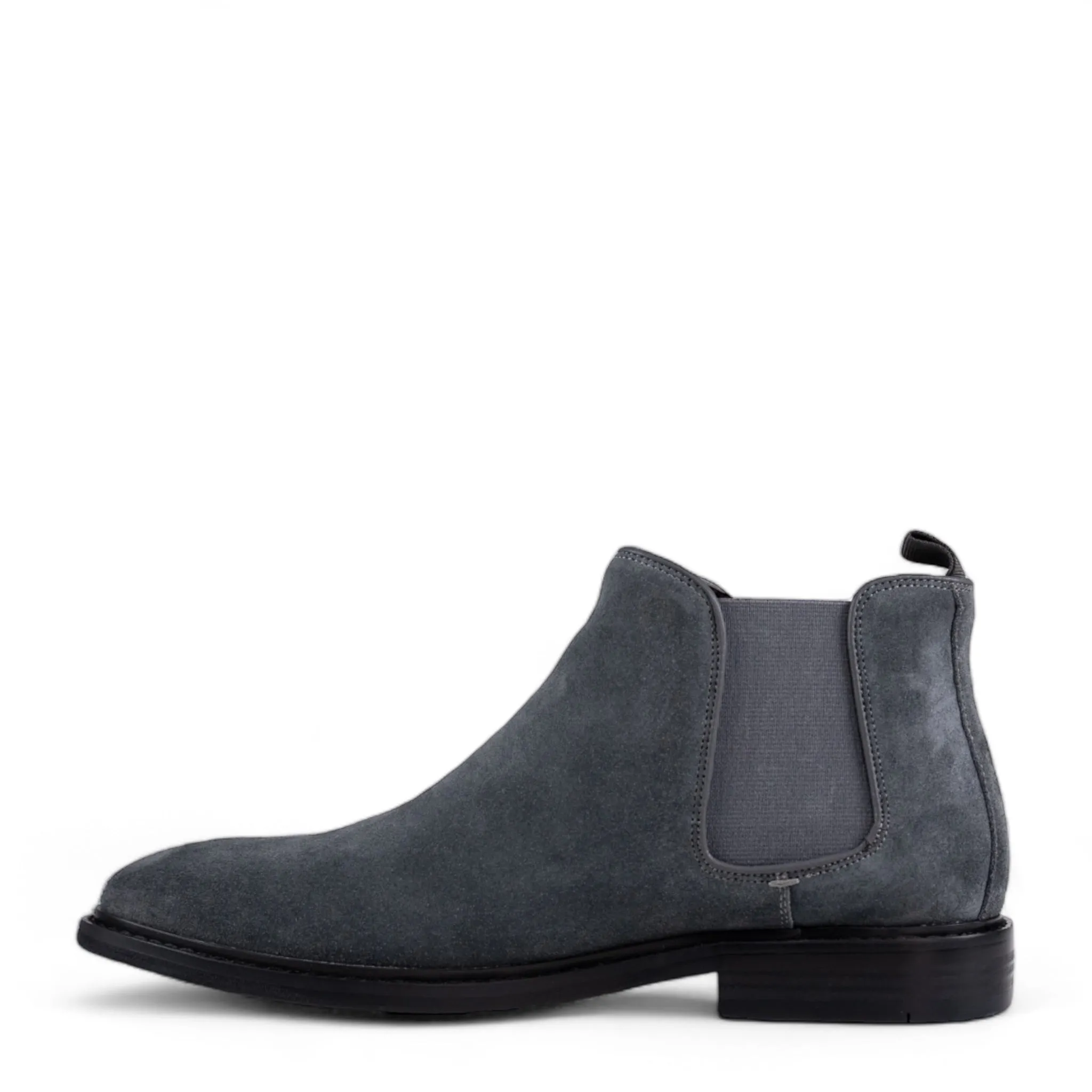 Jenaro Grey Suede Chelsea Boots