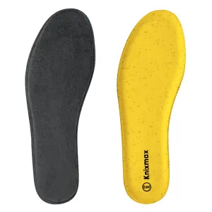Knixmax Men & Women's Memory Foam Insoles, Grey, for Athletic Shoes & Sneakers
