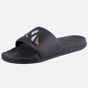 Knixmax Women & Men's Slide Open Toe Sandals Black Bath Shower Slippers