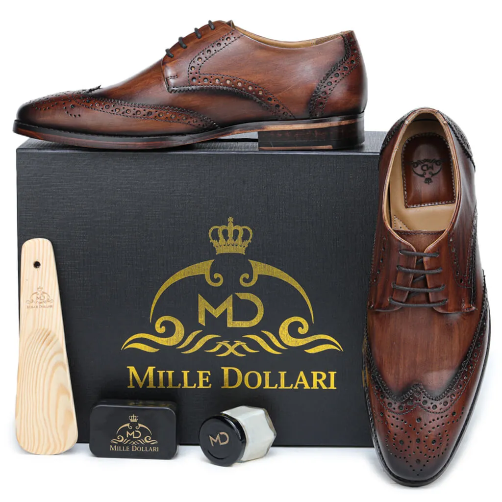 Mille Dollari Cognac Oxford Shoes Oxford Shoes      Beckett Simonon Dean Oxford