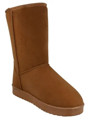 Poppy Fur Lined Winter Boots in Tan