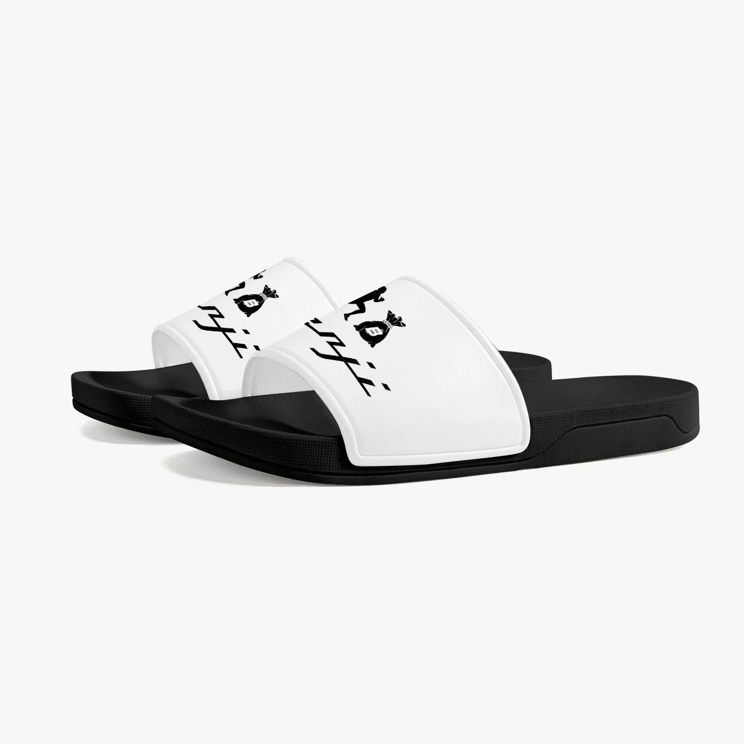 "Original Benji" Black/White (Black logo) Slides