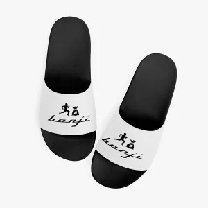 "Original Benji" Black/White (Black logo) Slides