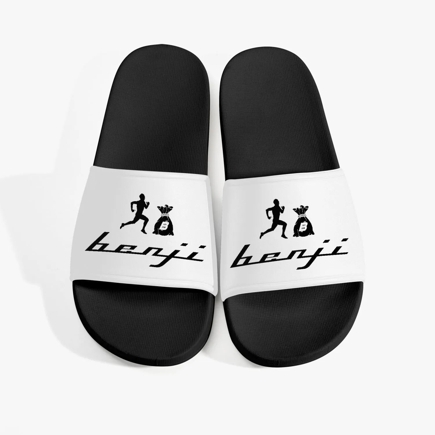 "Original Benji" Black/White (Black logo) Slides