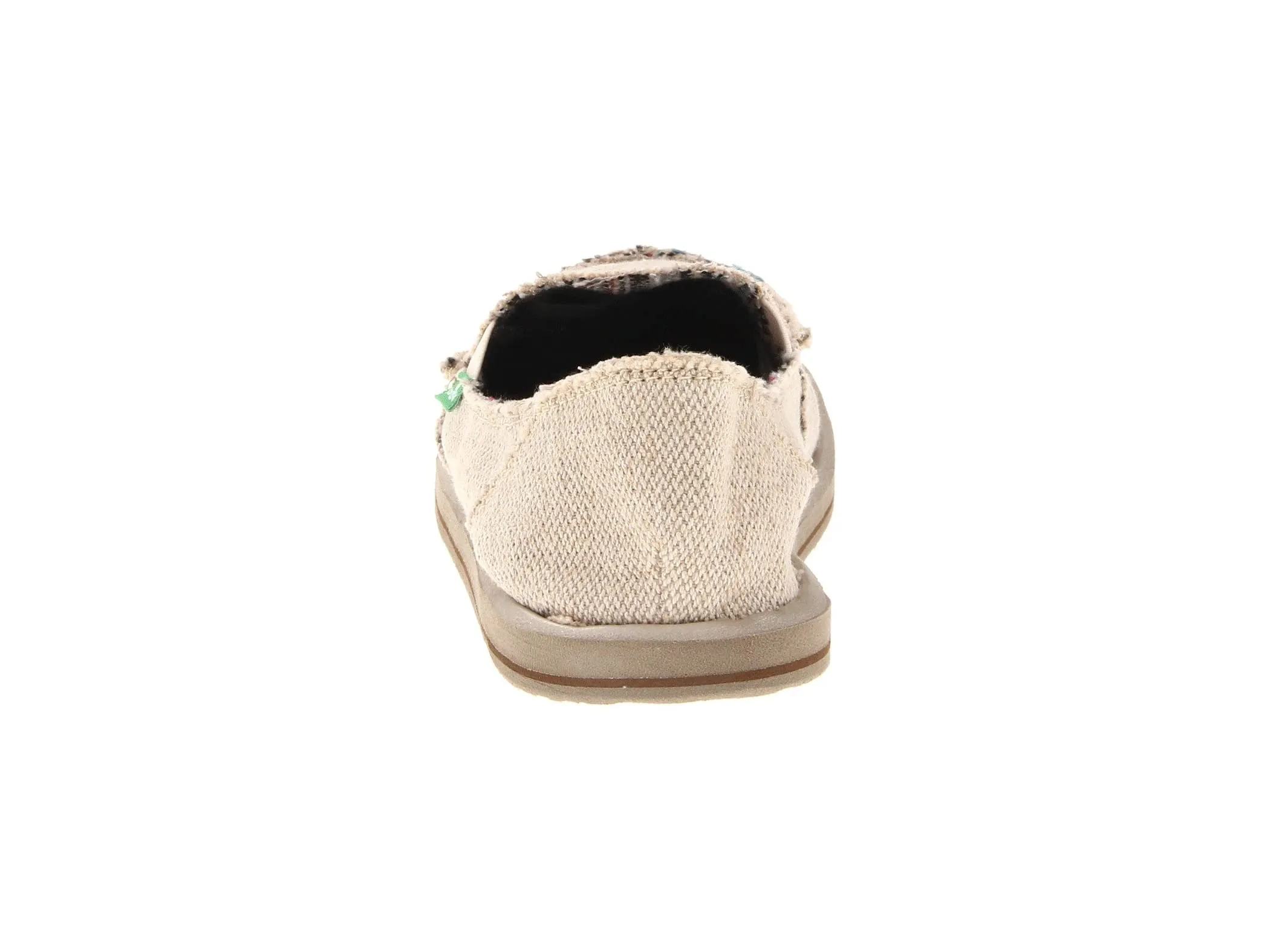 Sanuk Donna Hemp Natural Slip On Rounded Closed Toe Casual Comfortable Loafer
