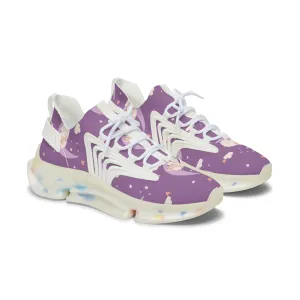 Sheep on Moon Women's Mesh Sneakers
