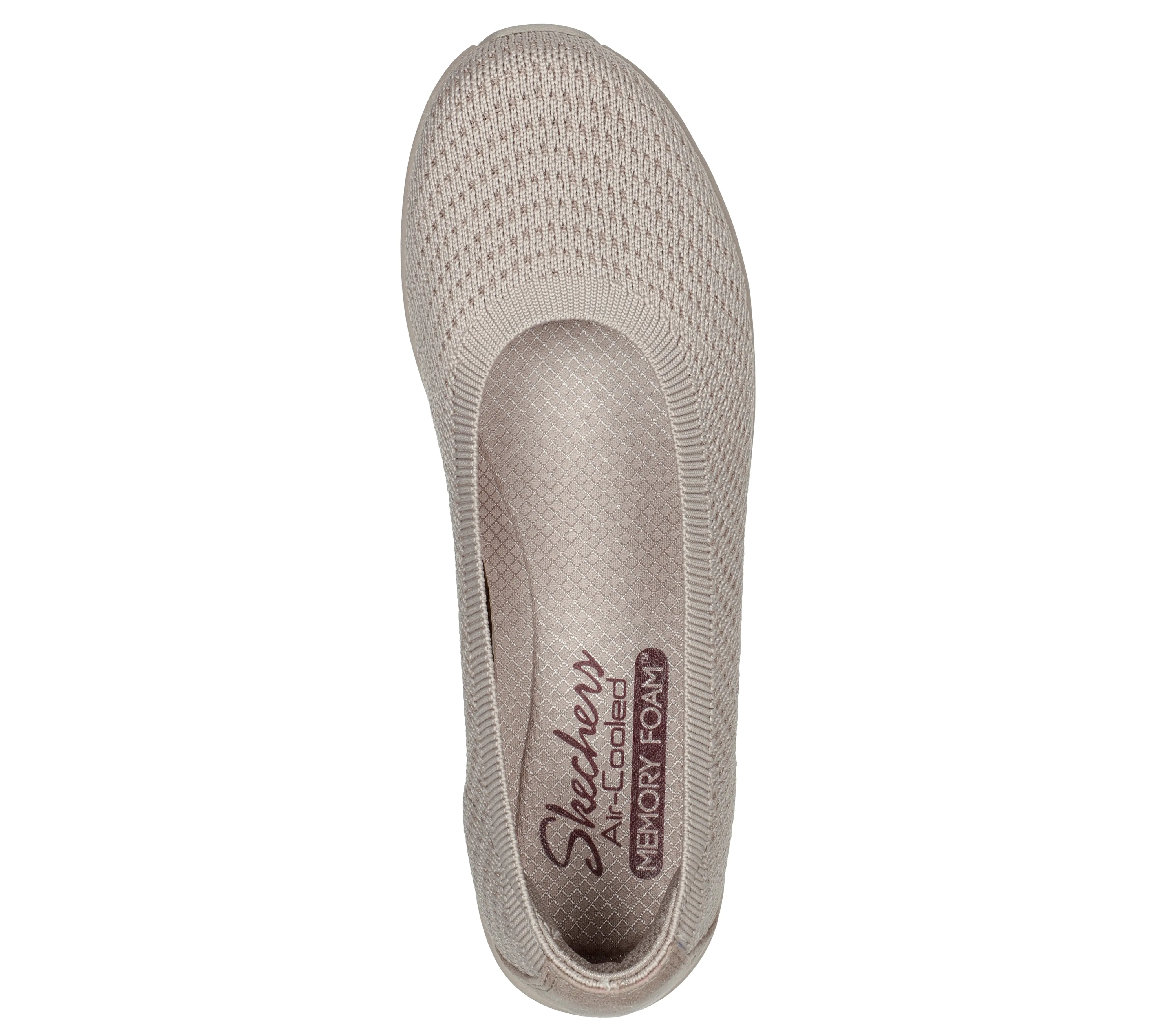 Skechers Womens 100360/TPE Taupe Eco Friendly Casual Slip On Shoes