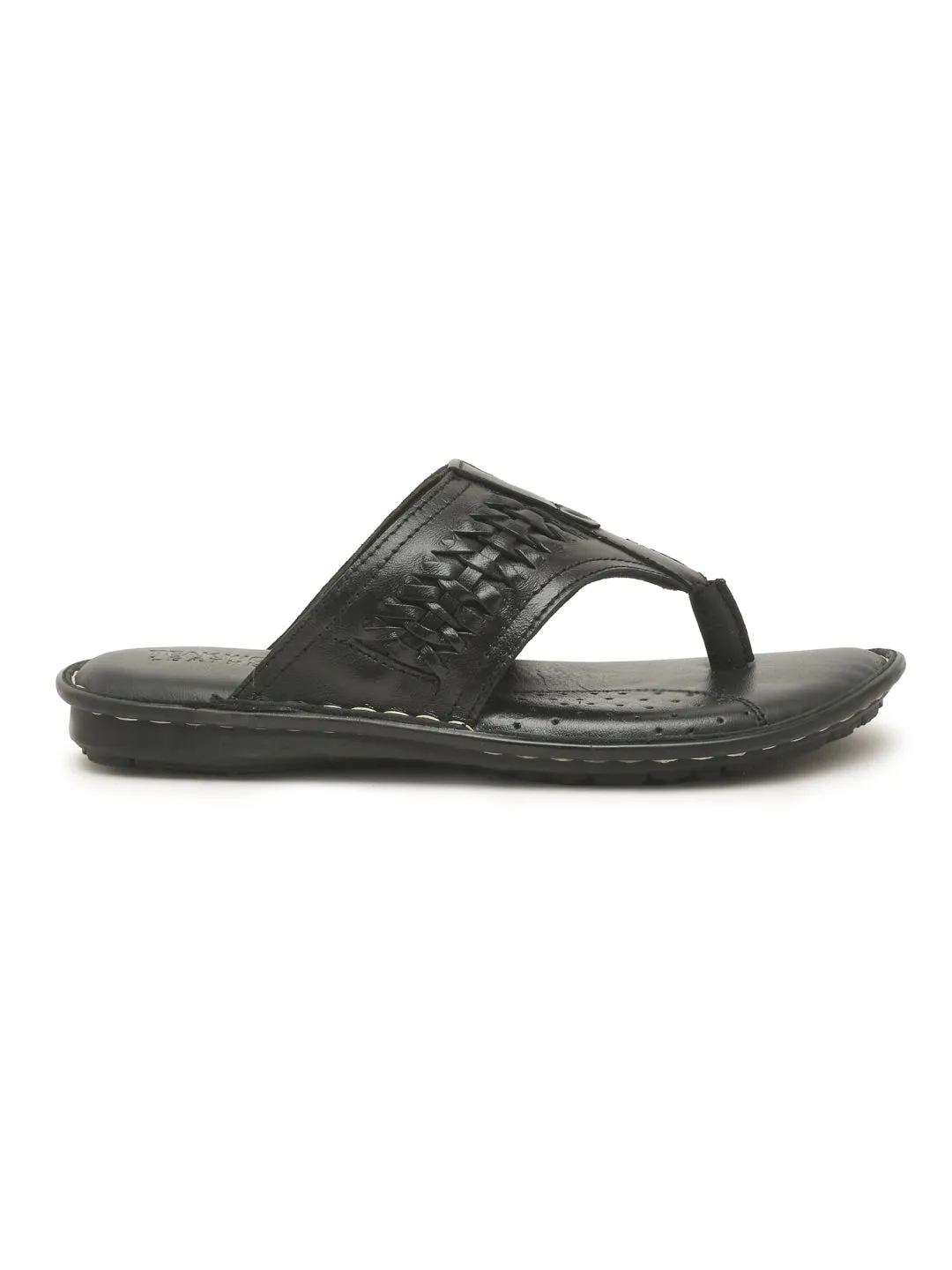Teakwood Genuine Leather Men Sandal