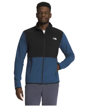 The North Face TKA Glacier Mens Full Zip Shady Blue/TNF Black