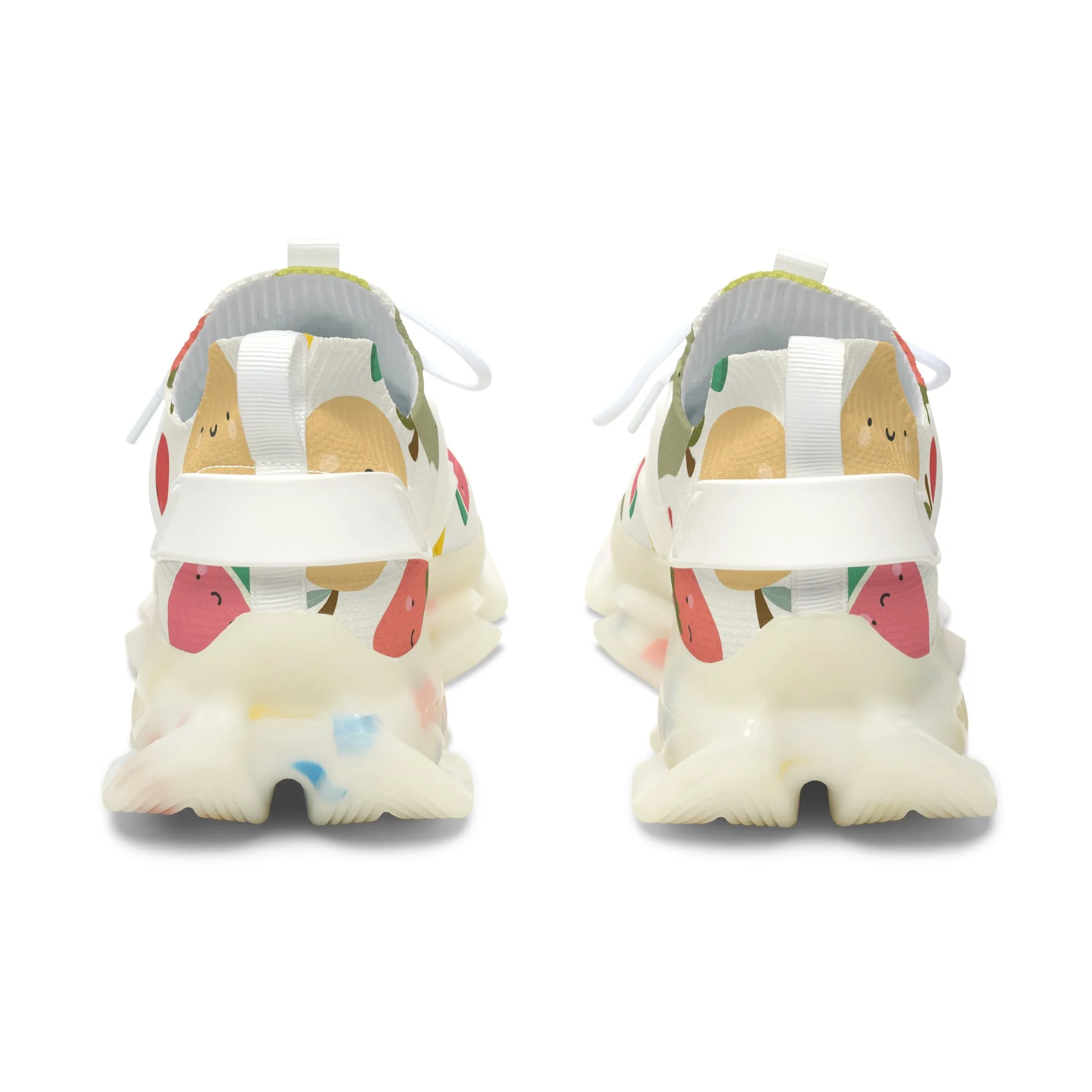 Tropical Fruit Mix Women's Mesh Sneakers