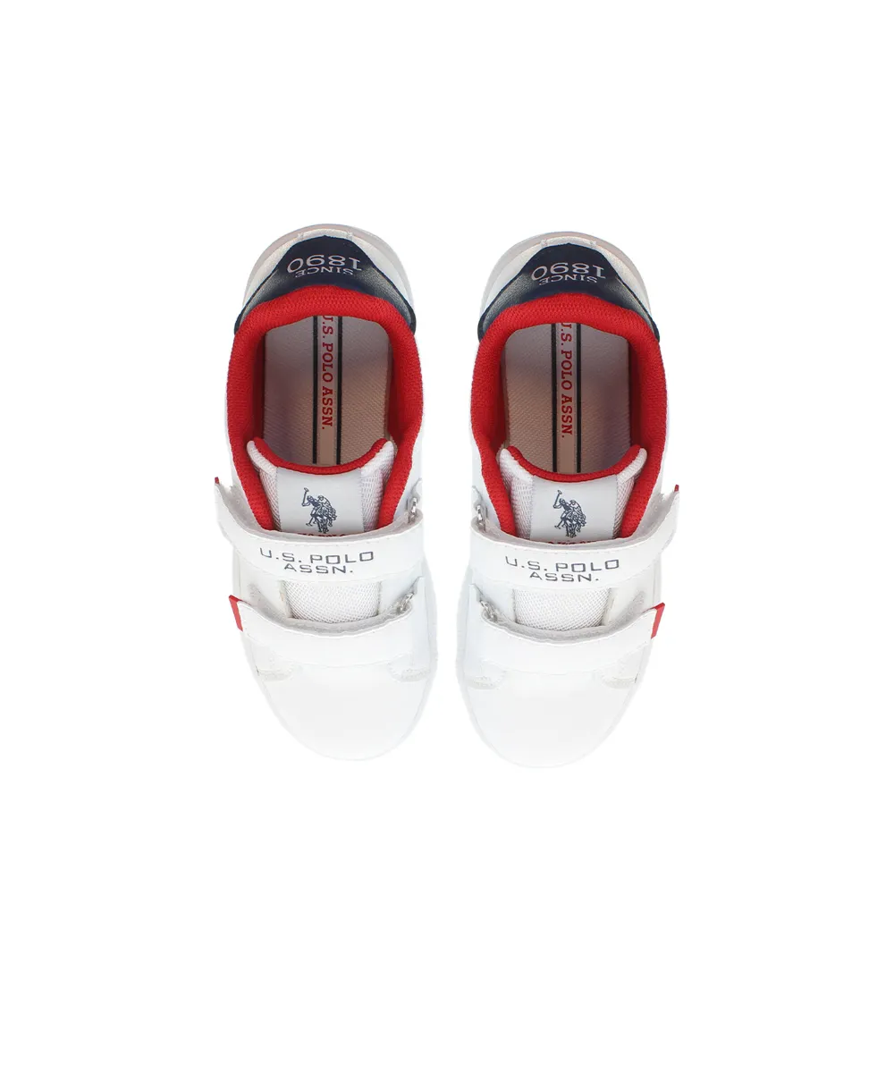 US POLO KIDS FOOTWEAR WITH VELCRO CLOSURE