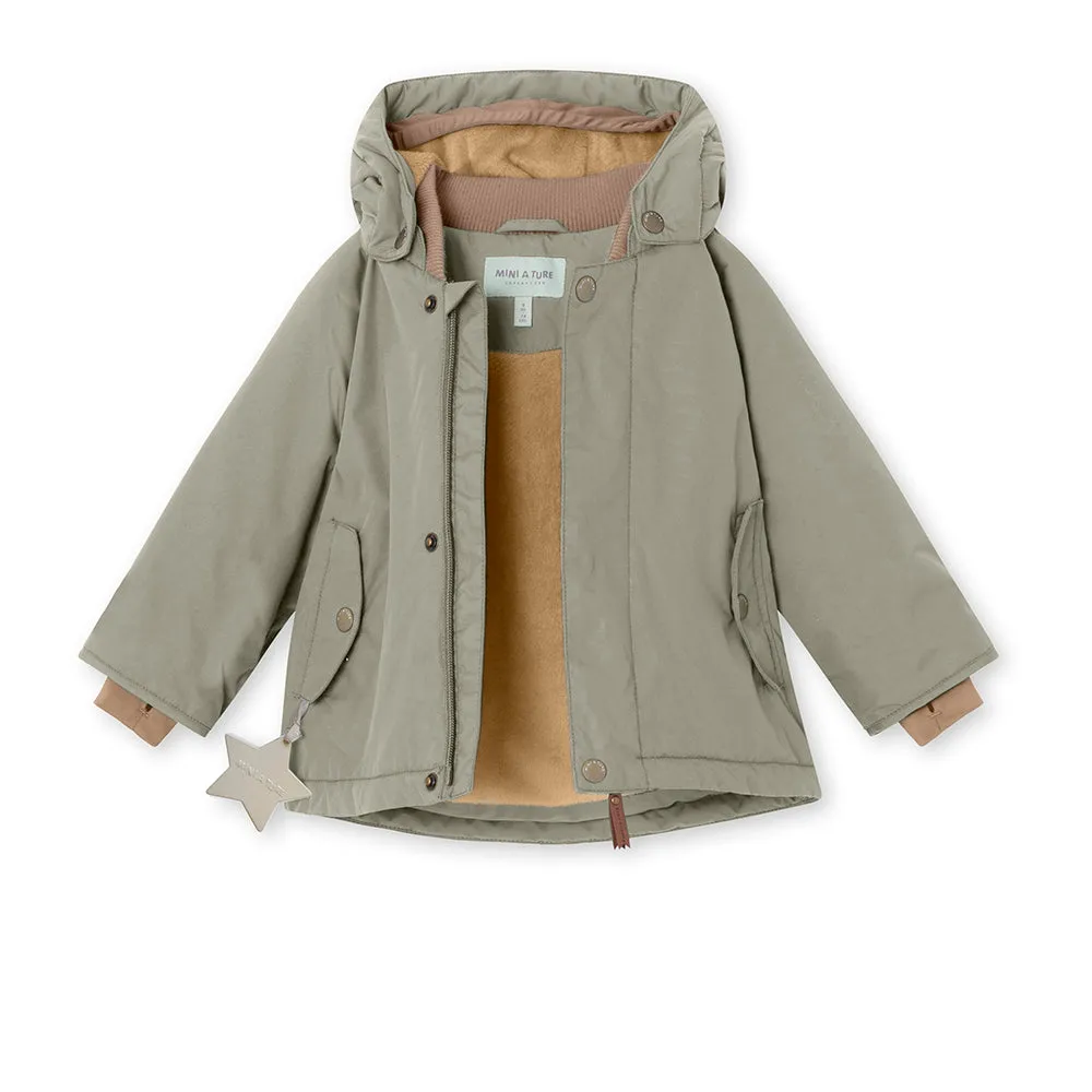 Wally Fleece Lined Winter Jacket. GRS Vert