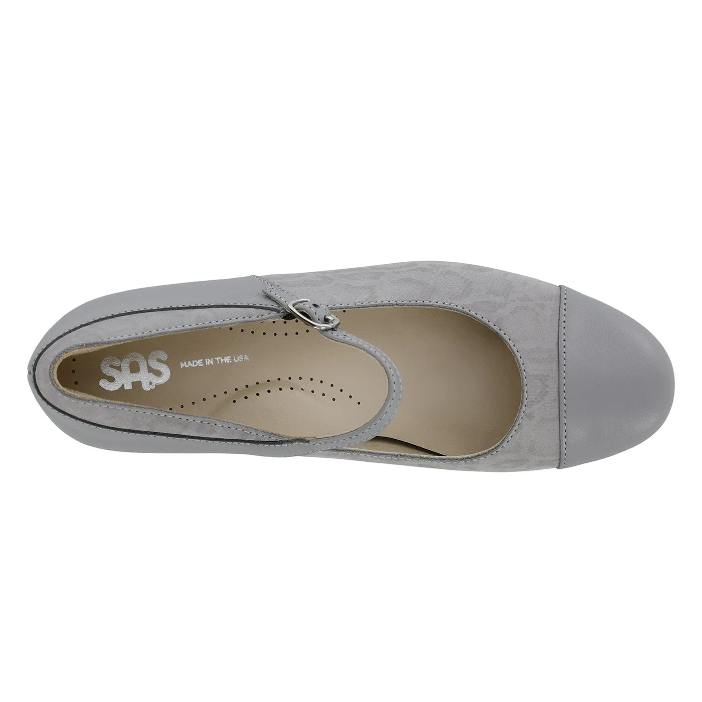 Women's Isabel Mary Jane Heel Grigio Snake