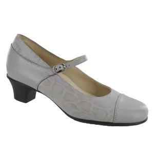 Women's Isabel Mary Jane Heel Grigio Snake
